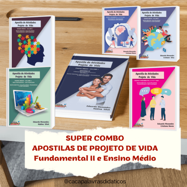 COMBO – PROJETO DE VIDA (ENSINO FUNDAMENTAL 2 E MÉDIO) – Caça Palavras ...