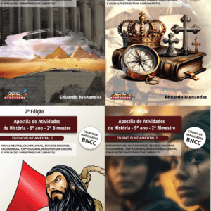 COMBO DE ATIVIDADES DE HISTÓRIA (MAPAS MENTAIS) – 6º AO 9º ANO (2º BIMESTRE)