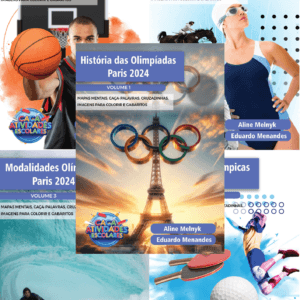 COMBO PARIS 2024: HISTÓRIA E MODALIDADES OLÍMPICAS - 5 APOSTILAS