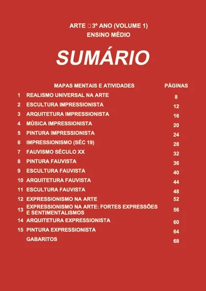 ATIVIDADES DE ARTE - 3º ANO DO ENSINO MÉDIO (1º E 2º BIMESTRE) - Imagem 2