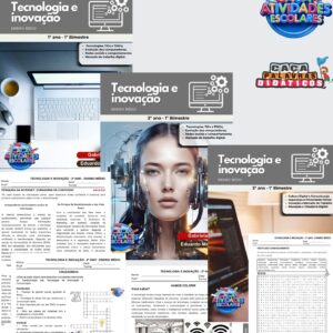 COMBO DE ESTUDOS DIRIGIDOS DE TECNOLOGIA E INOVAÇÃO - 1º AO 3º ANO (1º BIMESTRE)