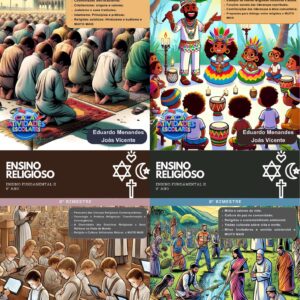 COMBO DE ESTUDOS DIRIGIDOS DE ENSINO RELIGIOSO - 6º AO 9º ANO DO ENSINO FUNDAMENTAL (2º BIMESTRE)