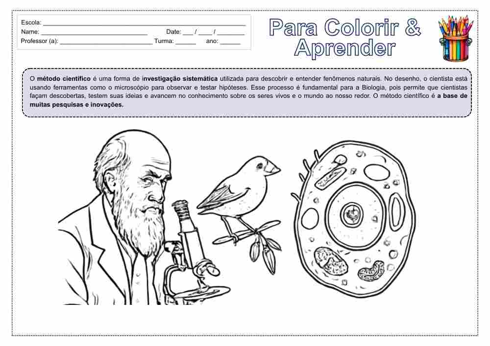 ATIVIDADES COM MAPAS MENTAIS - 1º ANO - FUNDAMENTOS DA BIOLOGIA E ORIGEM DA VIDA - Imagem 5