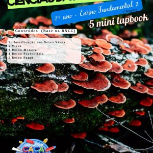 MINI LAPBOOKS DE CIÊNCIAS DA NATUREZA - 7º ANO (1º BIMESTRE): CLASSIFICAÇÃO E MICROORGANISMOS (5 TEMAS)