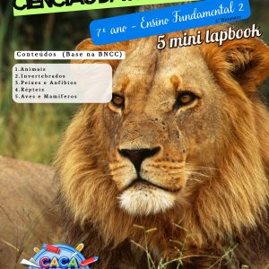 MINI LAPBOOKS DE CIÊNCIAS DA NATUREZA - 7º ANO (4º BIMESTRE): ANIMAIS E VERTEBRADOS (5 TEMAS)