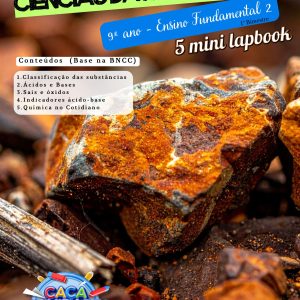 MINI LAPBOOKS DE CIÊNCIAS DA NATUREZA - 9º ANO (1º BIMESTRE): MATÉRIA E ESTRUTURA ATÔMICA (5 TEMAS)