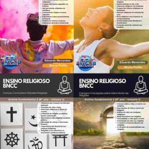 COMBO DE ESTUDOS DIRIGIDOS DE ENSINO RELIGIOSO BNCC - 6º AO 9º ANO (VOLUMES 1) - ENSINO FUNDAMENTAL 2