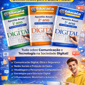 COMBO DE EDUCAÇÃO DIGITAL - 1º AO 3º ANO - 1º TRIMESTRE