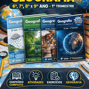 COMBO DE ESTUDOS DIRIGIDOS DE GEOGRAFIA - 6º AO 9º ANO (1º TRIMESTRE) - ENSINO FUNDAMENTAL 2