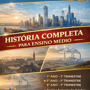 COMBO DE ESTUDOS DIRIGIDOS DE HISTÓRIA - 1º AO 3º ANO DO ENSINO MÉDIO (1º TRIMESTRE)