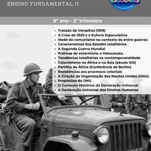 ESTUDOS DIRIGIDOS DE HISTÓRIA - 9º ANO (2º TRIMESTRE)