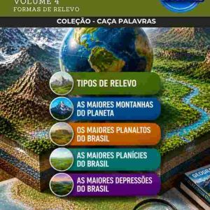 CAÇA-PALAVRAS DE GEOGRAFIA - FORMAS DE RELEVO