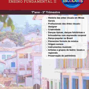 ESTUDOS DIRIGIDOS DE ARTE - 7º ANO (2º TRIMESTRE) - ENSINO FUNDAMENTAL 2