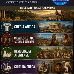 CAÇA-PALAVRAS DE HISTÓRIA - ANTIGUIDADE CLÁSSICA (VOLUME 6)
