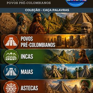 CAÇA-PALAVRAS DE HISTÓRIA - POVOS PRÉ-COLOMBIANOS (VOLUME 5)