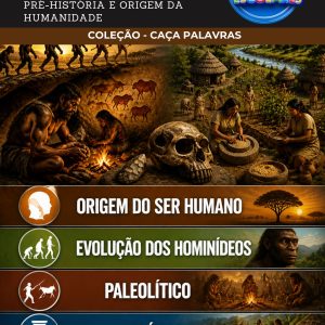 CAÇA-PALAVRAS DE HISTÓRIA - PRÉ-HISTÓRIA E ORIGEM DA HUMANIDADE (VOLUME 1)
