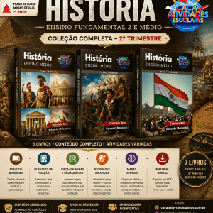 COMBO DE ESTUDOS DIRIGIDOS DE HISTÓRIA - 1º AO 3º ANO DO ENSINO MÉDIO (2º TRIMESTRE)