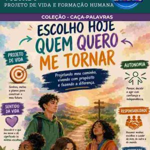 CAÇA-PALAVRAS DE ENSINO RELIGIOSO - PROJETO DE VIDA E FORMAÇÃO HUMANA - VOLUME 9