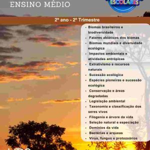 MINAS GERAIS 2026 - ESTUDOS DIRIGIDOS DE BIOLOGIA - 2º ANO DO ENSINO MÉDIO (2º TRIMESTRE)