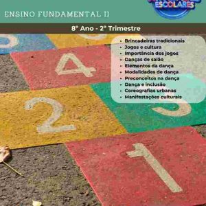 ESTUDOS DIRIGIDOS DE EDUCAÇÃO FÍSICA - 8º ANO - ENSINO FUNDAMENTAL 2 (2º TRIMESTRE)