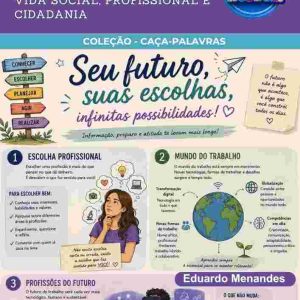 CAÇA-PALAVRAS DE PROJETO DE VIDA - VIDA SOCIAL, PROFISSIONAL E CIDADANIA - VOLUME 5