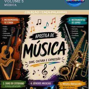 CAÇA-PALAVRAS DE ARTE - MÚSICA (VOLUME 5)