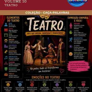 CAÇA-PALAVRAS DE ARTE - TEATRO (VOLUME 10)