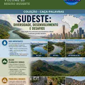 CAÇA-PALAVRAS DE GEOGRAFIA - REGIÃO SUDESTE - VOLUME 26