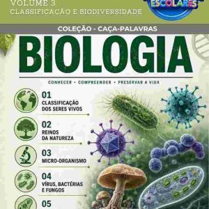 CAÇA-PALAVRAS DE BIOLOGIA - CLASSIFICAÇÃO E BIODIVERSIDADE (VOLUME 3)