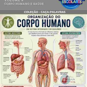 CAÇA-PALAVRAS DE BIOLOGIA - CORPO HUMANO E SAÚDE (VOLUME 9)