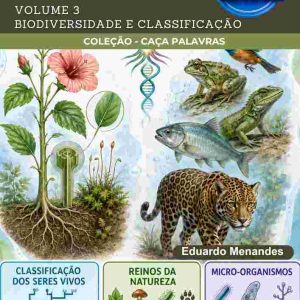 CAÇA-PALAVRAS DE CIÊNCIAS DA NATUREZA - BIODIVERSIDADE E CLASSIFICAÇÃO (VOLUME 3)