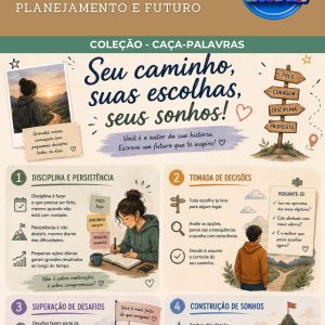 CAÇA-PALAVRAS DE PROJETO DE VIDA - PLANEJAMENTO E FUTURO - VOLUME 4