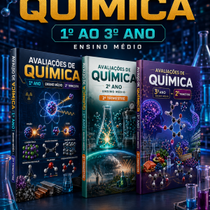 COMBO DE AVALIAÇÕES DE QUÍMICA - 1º AO 3º ANO (2º TRIMESTRE) - ENSINO MÉDIO