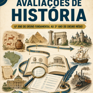COMBO DE AVALIAÇÕES DE HISTÓRIA - 6º AO 3º ANO (2º TRIMESTRE) - ENSINO FUNDAMENTAL 2 E MÉDIO