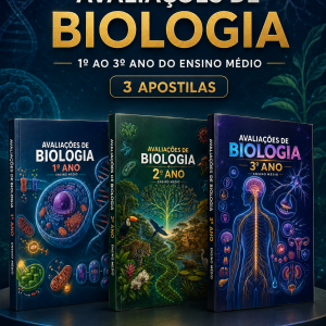 COMBO DE AVALIAÇÕES DE BIOLOGIA - 1º AO 3º ANO (2º TRIMESTRE) - ENSINO MÉDIO