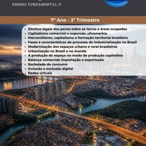 ESTUDOS DIRIGIDOS DE GEOGRAFIA - 7º ANO (3º TRIMESTRE) - ENSINO FUNDAMENTAL 2