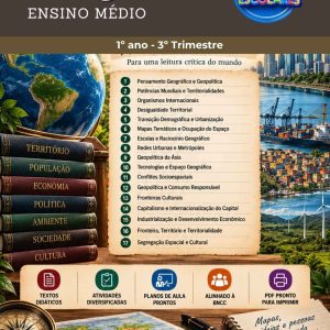 ESTUDOS DIRIGIDOS DE GEOGRAFIA - 1º ANO (3º TRIMESTRE) - ENSINO MÉDIO