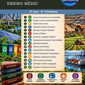 ESTUDOS DIRIGIDOS DE GEOGRAFIA - 2º ANO (3º TRIMESTRE) - ENSINO MÉDIO
