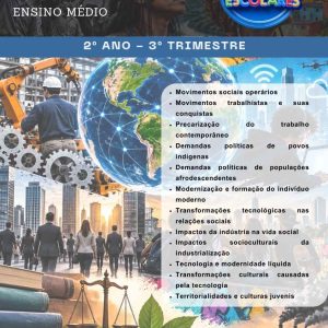 ESTUDOS DIRIGIDOS DE SOCIOLOGIA - 2º ANO (3º TRIMESTRE)