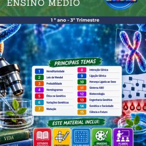 MINAS GERAIS 2026 - ESTUDOS DIRIGIDOS DE BIOLOGIA - 1º ANO DO ENSINO MÉDIO (3º TRIMESTRE)