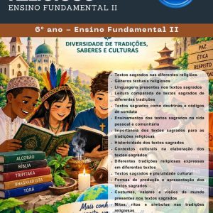 ESTUDOS DIRIGIDOS DE ENSINO RELIGIOSO - 6º ANO (3º TRIMESTRE) - ENSINO FUNDAMENTAL 2